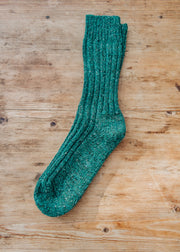 Traditional Socks in Turquoise