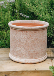 Terracotta Tuba Cylinder Pot 26cm
