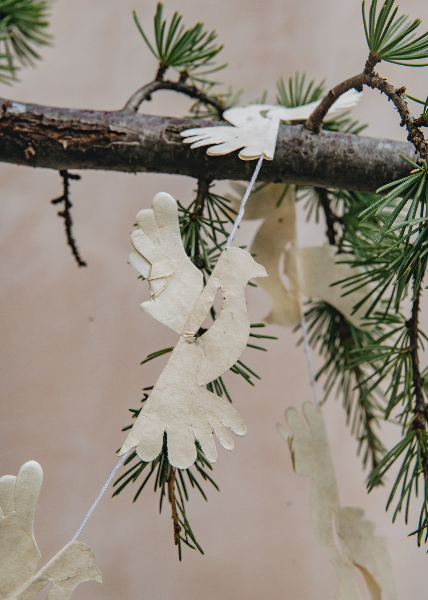 White Dove Garland
