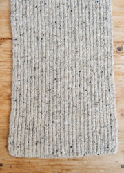 Donegal Wide Scarf in Light Grey