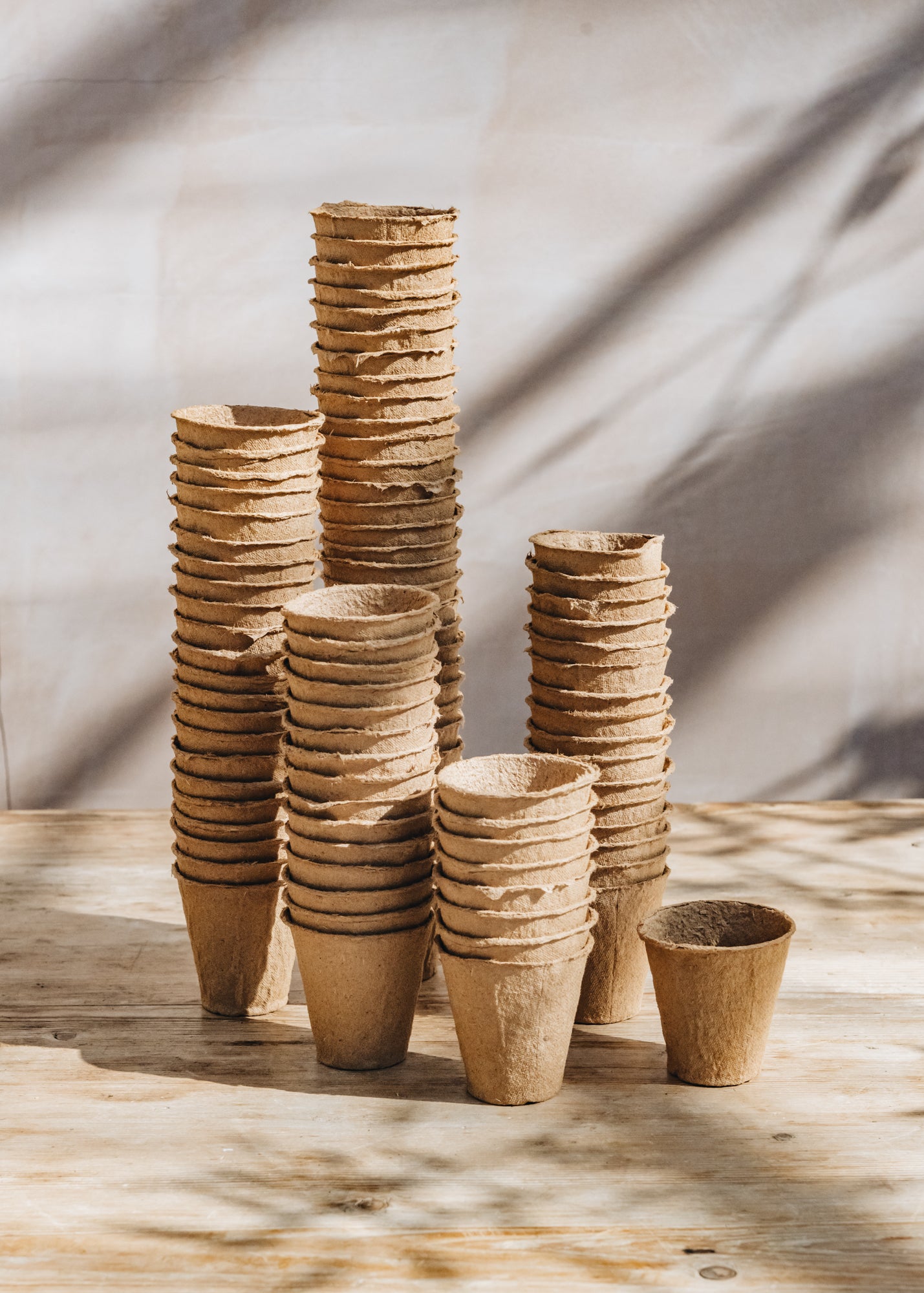 Gardening Naturally Wood Fibre Nursery Pots, 6cm