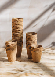 Wood Fibre Nursery Pots, 8cm