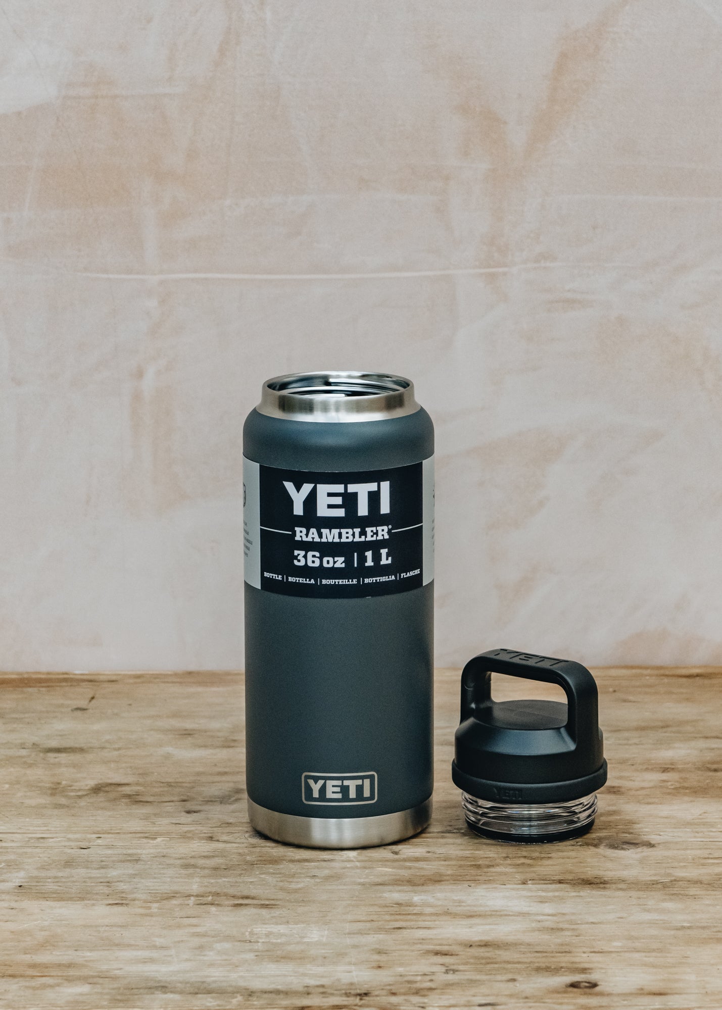 YETI Rambler Chug Bottle 36oz in Charcoal