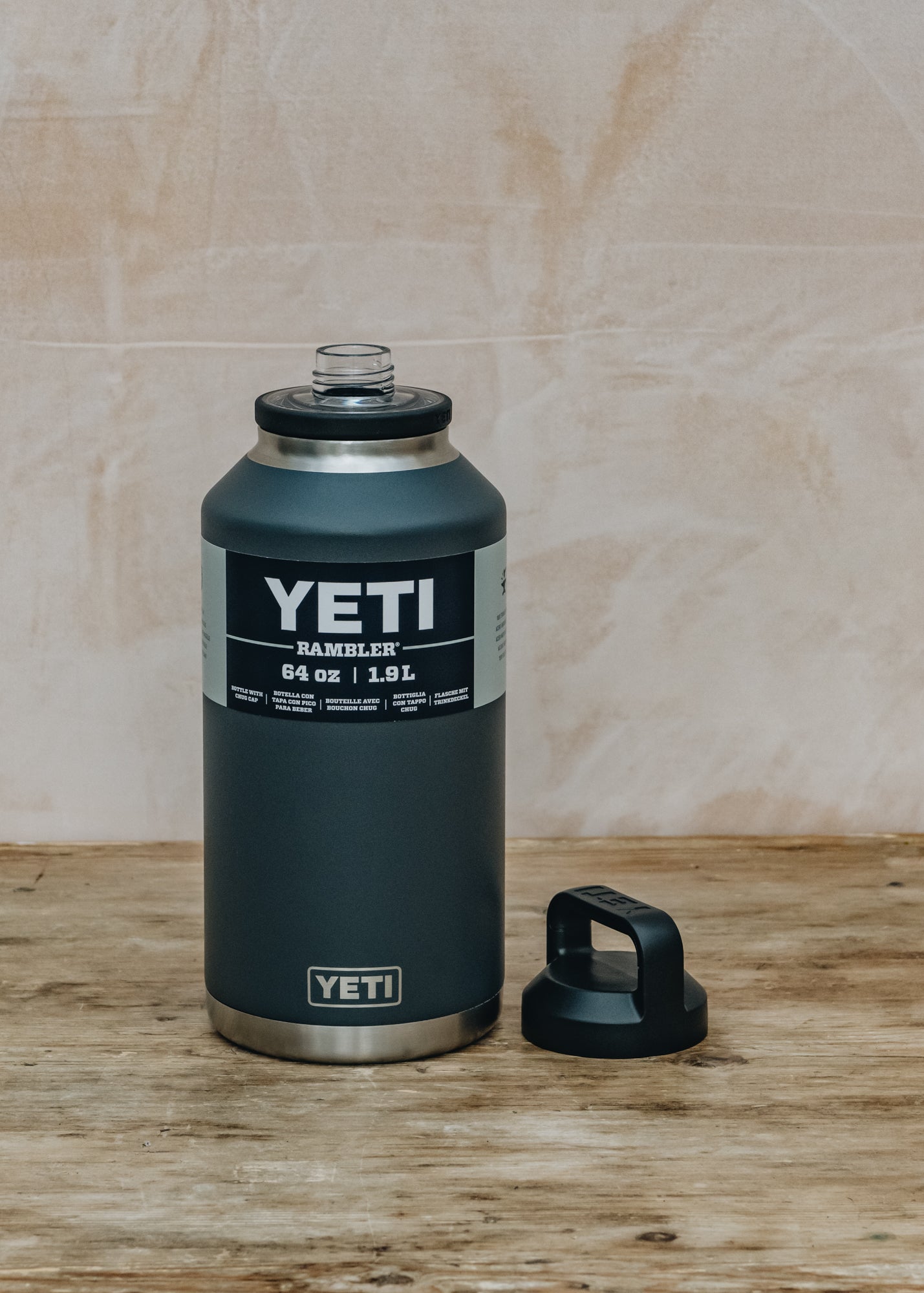 Yeti - 64 oz Rambler Bottle with Chug Cap Charcoal