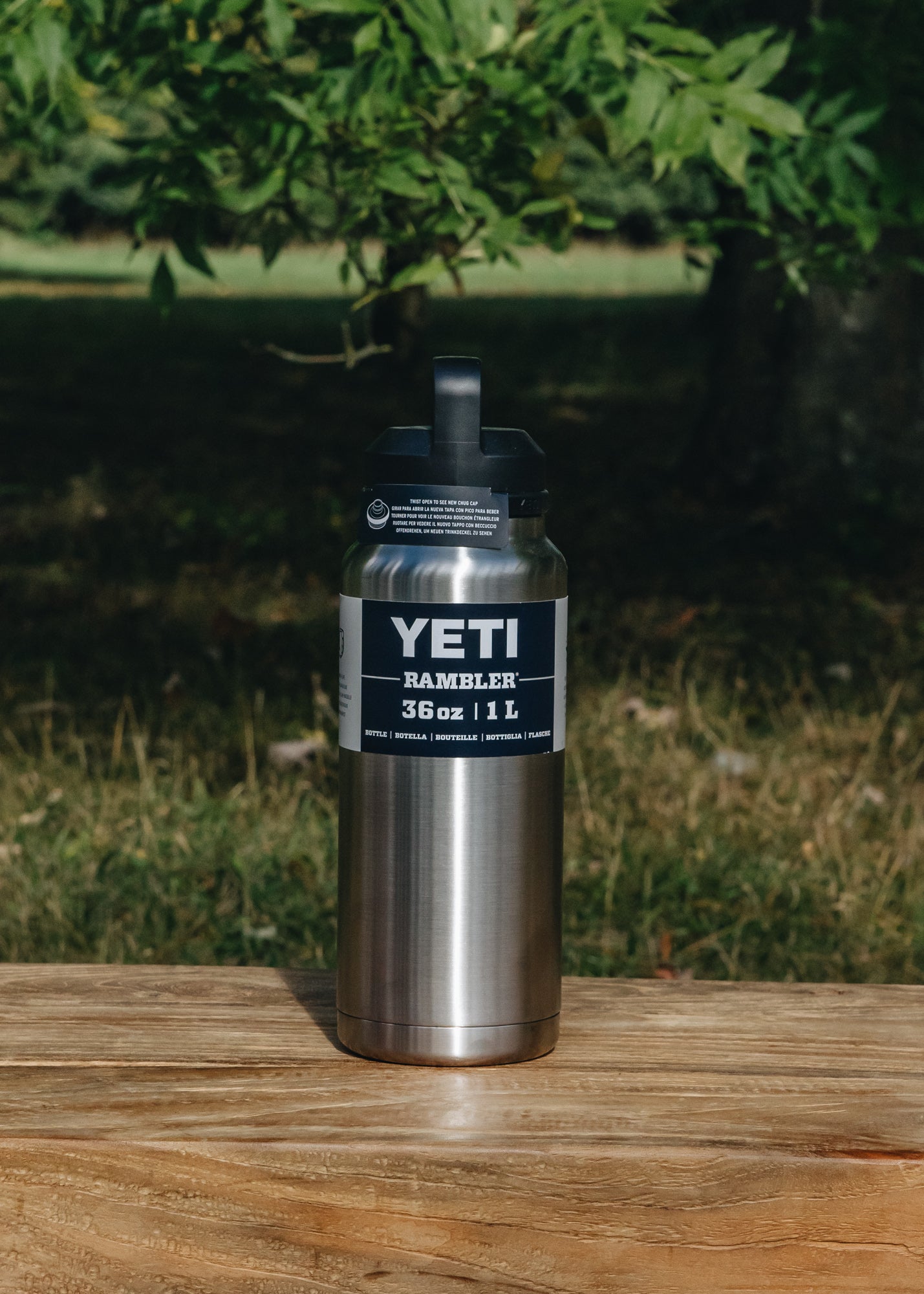 YETI Rambler Bottle 36oz in Steel