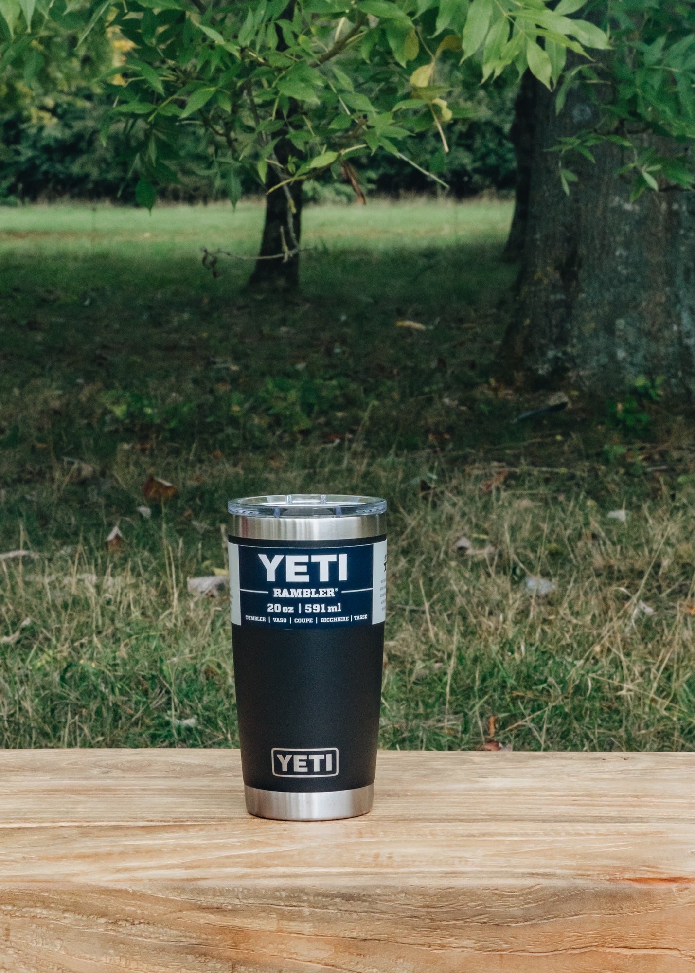 YETI Rambler Tumbler 20oz in Black