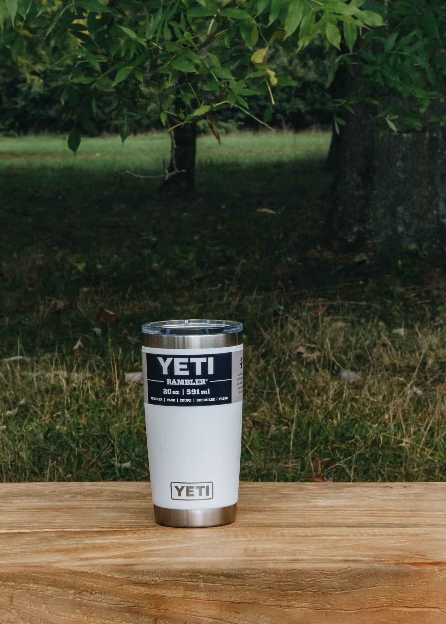 Rambler Tumbler 20oz in White