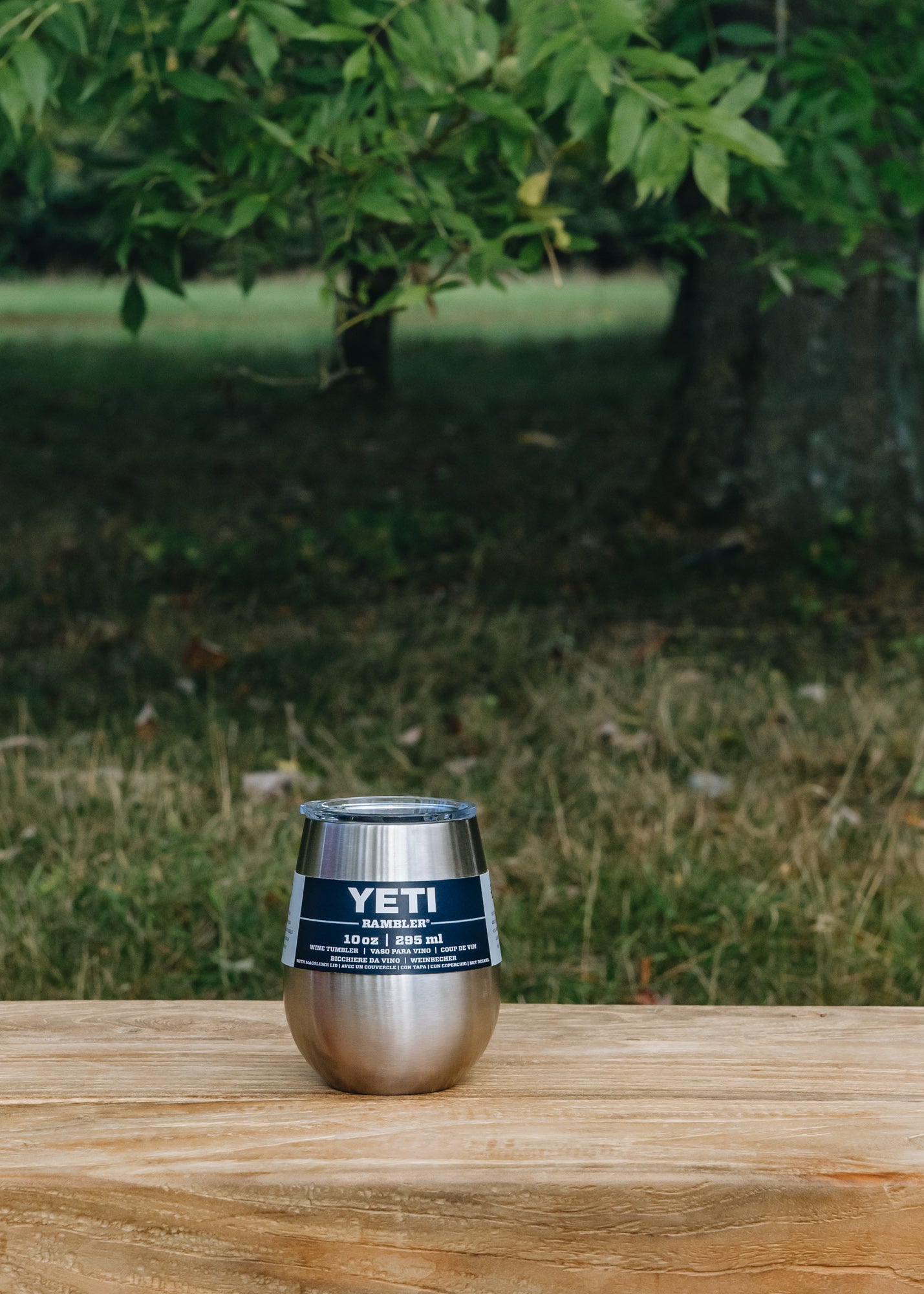 YETI Rambler Wine Tumbler 10z in Steel