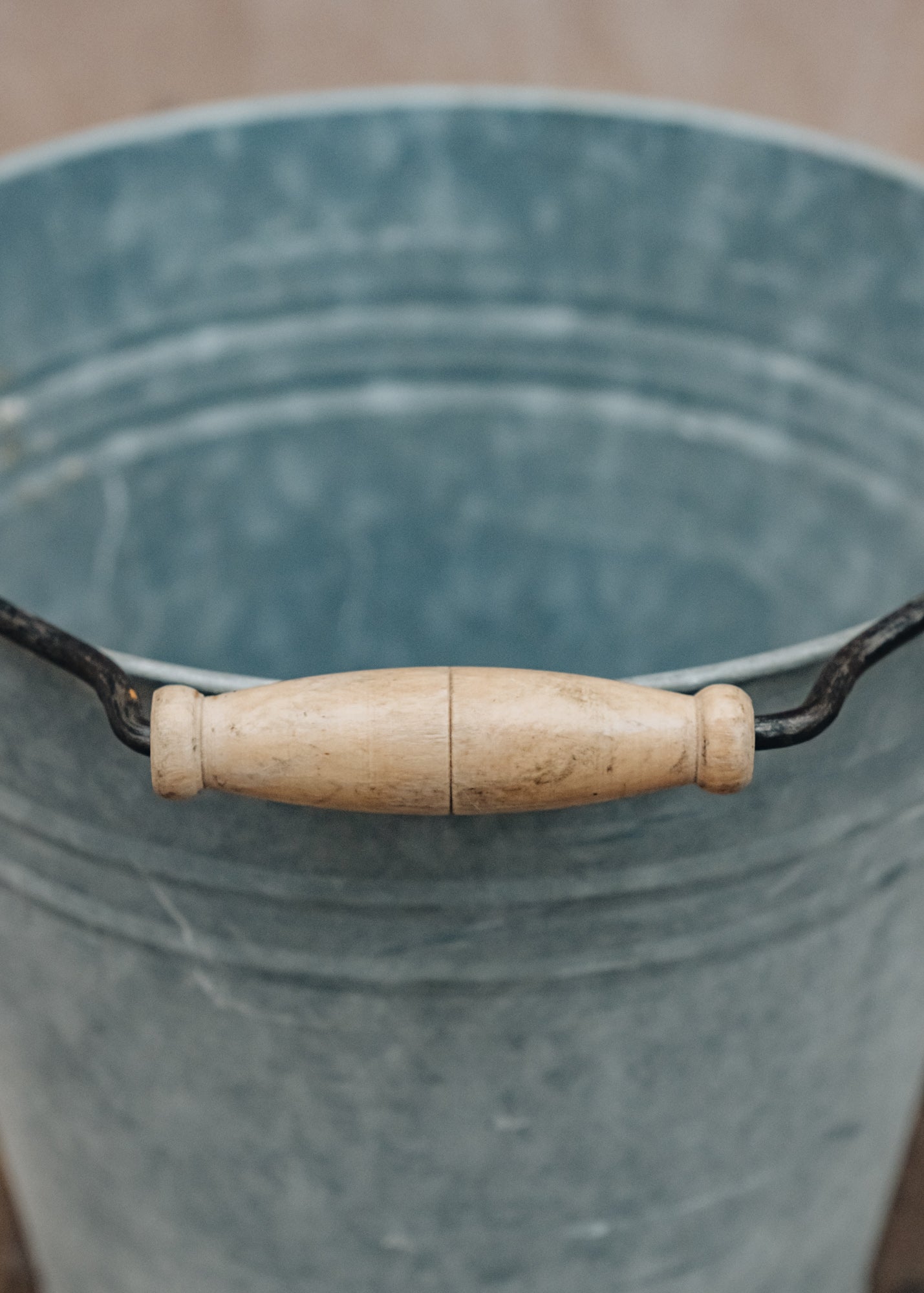 Large Zinc Garden Bucket